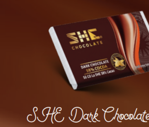 SHE Dark Chocolate 58% Cocoa