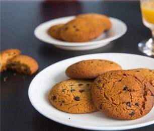 Crispy coffee-chocolate cookies recipe