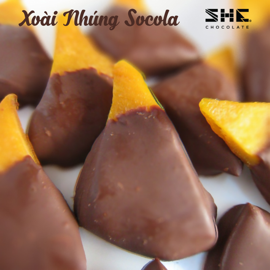 Xoài Nhúng Socola ~ Mango Dipped Chocolate – SHE CHOCOLATE