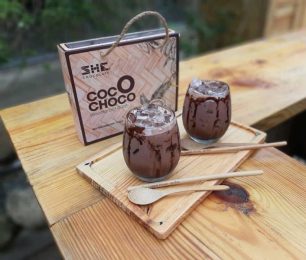 Chocolate bột dừa thơm ngon, sánh mịn chào hè cực đã