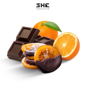 Orange dipped chocolate 50g – SHE Chocolate