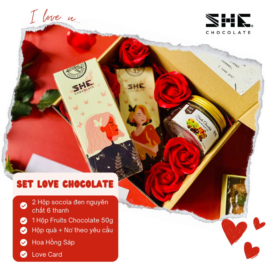 Hộp quà Gift For LOVE SHE Chocolate