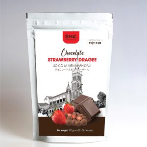 Sô-cô-la viên nhân dâu túi 100g