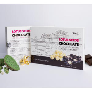 Sô-cô-la viên hạt sen hộp 90g