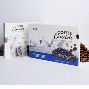 Sô-cô-la viên cà phê hộp 100g