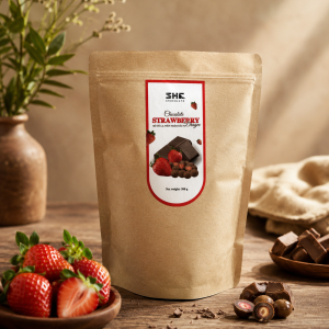 Sô-cô-la viên nhân dâu tiramisu túi 500g