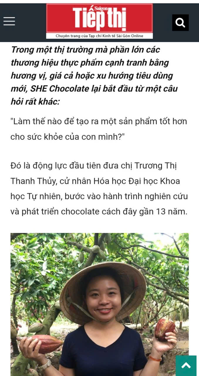 Từ một người mẹ đến hành trình tạo nên “sô-cô-la của sự cân bằng”