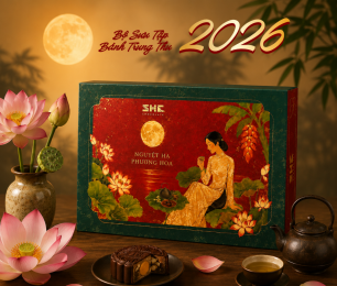 SHE Chocolate trân trọng giới thiệu BST Bánh Trung Thu Socola 2026: NGUYỆT HẠ PHƯƠNG HOA – Sự Cân Bằng Dưới Ánh Trăng