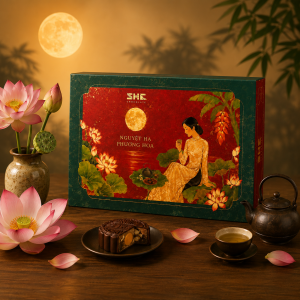 Bộ Quà Bánh Trung Thu Sô-cô-la Nguyệt Hạ Phương Hoa