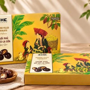 Chuối Phủ Sô-Cô-La Sữa - Ngọt Lành (hộp 100g)